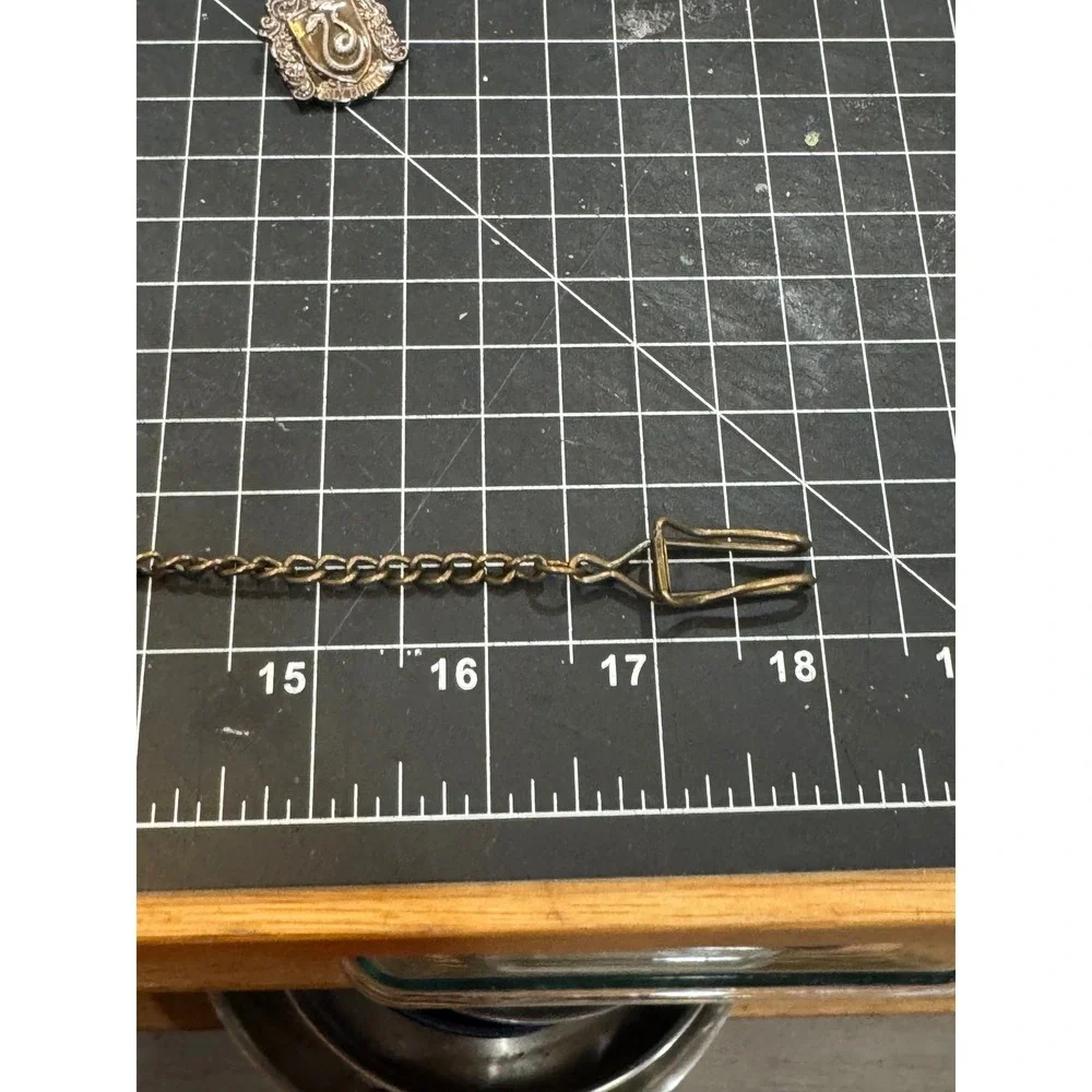 Harry Potter Ravenclaw Pocket Watch Bronze Tone Quartz Crest Hunter Case Chain